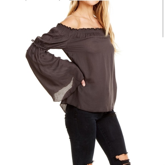 Chaser Tops - NWOT Chaser Heirloom off shoulder smocked top  - size medium